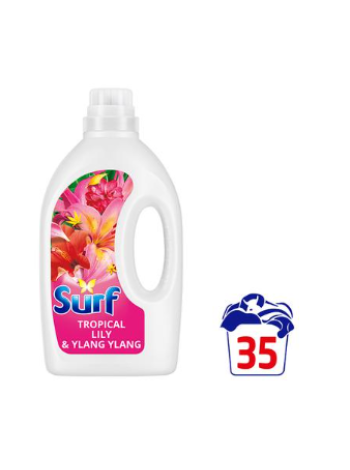 Жидкий порошок Surf Tropical Lily & Ylang ylang тропическая лилия и иланг-иланг 1400 мл