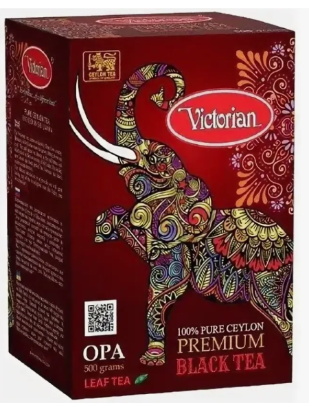 Чай черный листовой Victorian 100% Pure Ceylon 100г