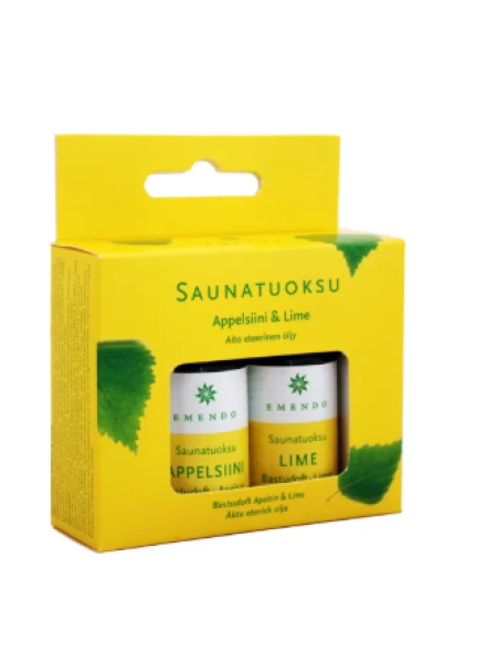 Аромат для сауны Emendo saunatuoksut appelsiini ja lime 2x10мл апельсин и лайм