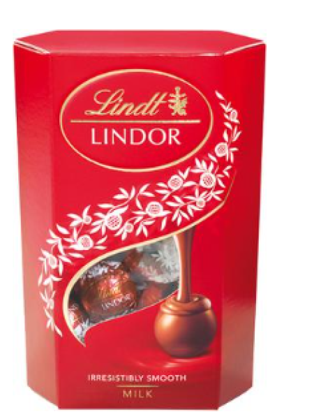 Шарики из молочного шоколада с мягкой начинкой Lindt LINDOR 500г
