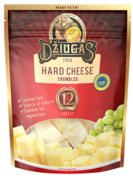 Сыр твердый DŽIUGAS Hard Cheese 100г выдержка 12 месяцев 