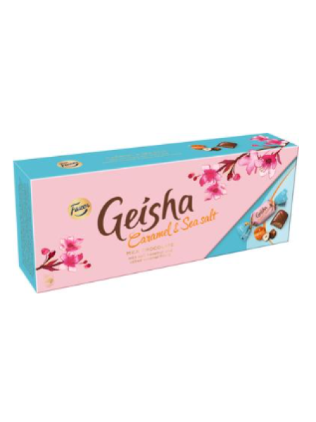 Конфеты шоколадные Fazer Geisha 250г Карамель и морская соль 
