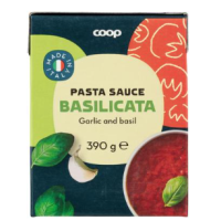 Томатный соус с чесноком и базиликом Coop pastakastike valkosipuli ja basilika 390г
