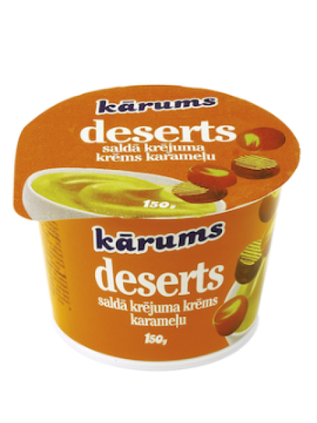 Десерт карамельный крем KARUMS Karamelli koorekreem 150г