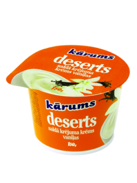 Десерт ванильный крем KARUMS Vanilje koorekreem 150г
