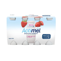 Напиток Danone Actimel клубнично-йогуртовый без сахара 8х100г