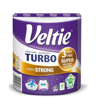 Бумага для дома Veltie Turbo 1 рулон 3 х слойная