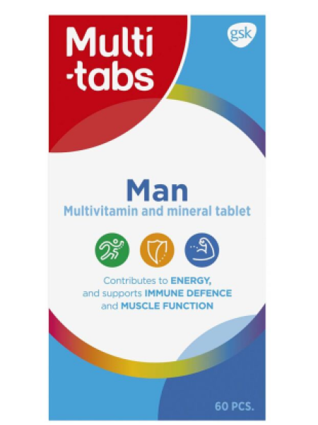 Витамины для мужчин MULTI-TABS MAN 60 шт