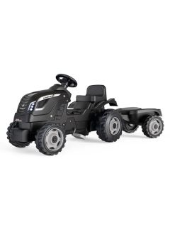 Педальный трактор и прицеп Smoby Farmer XL, черный