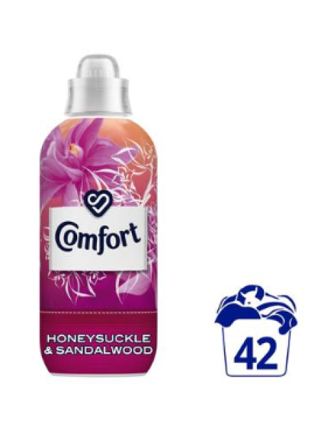 Кондиционер для белья Comfort Honeysuckle & Sandalwood 762 мл 42 стирки