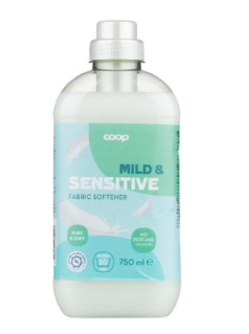 Концентрат кондиционера для белья Coop mild and sensitive huuhteluaine 750 мл
