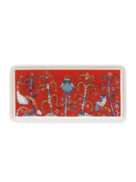Блюдо для сервировки Iittala Taika 12 х 24 см Сова цвет красный