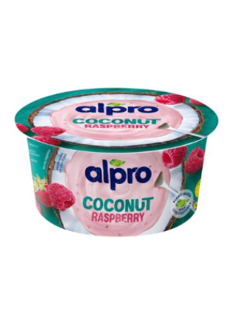 Соевый йогурт кокос с малиной Alpro Coconut Rasberry 120 г