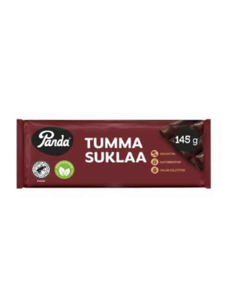 Плиточный темный шоколад Panda tumma suklaalevy 145 г 