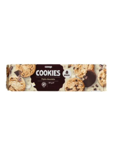 Печенье три шоколада Rainbow Kolme suklaata Cookies 180г