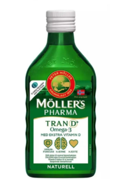 Рыбий жир Möller Pharma Tran 250 мл  