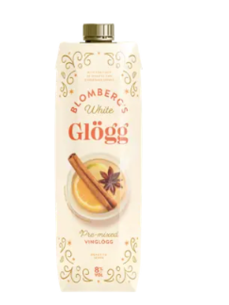 Глинтвейн на основе белого вина Blomberg's White Glögg 8% 1 л