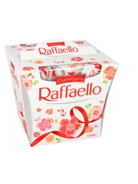 Хрустящее кокосовое пралине с цельным миндалем внутри Ferrero Raffaello 150 г