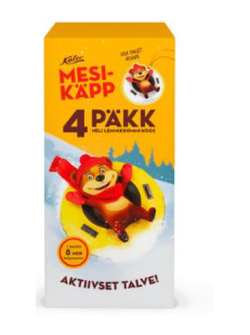 Подарочный набор конфет на Рождество MESIKÄPP 4Päkk 420 г