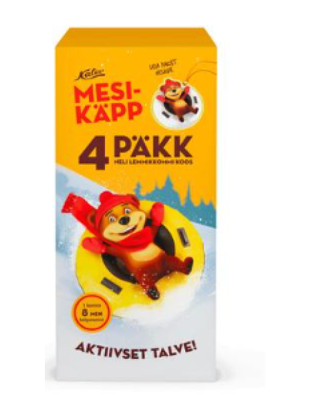 Подарочный набор конфет на Рождество MESIKÄPP 4Päkk 420 г