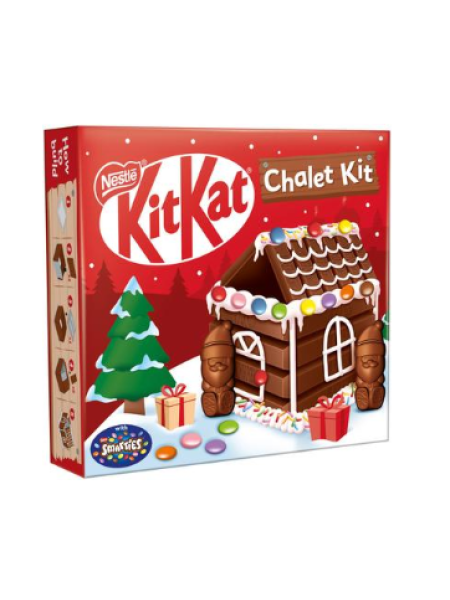 Рождественский шоколадный домик KitKat Chalet Kit šokolaadimaja 461 г