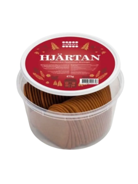 Имбирное печенье Nyåkers Large Gingerbread Heart 475 г НОВИНКА