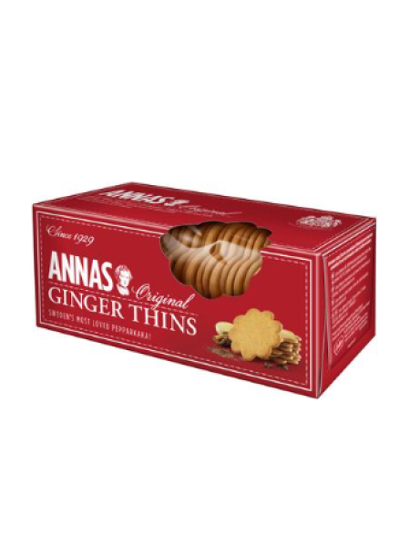 Имбирное печенье Annas Original Ginger Thins 150 г