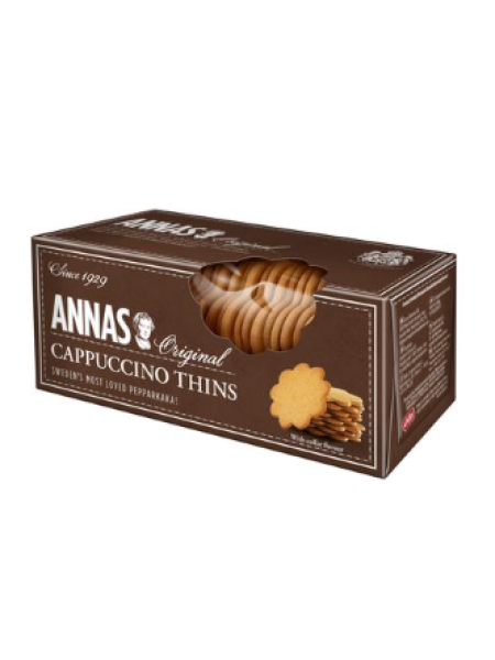 Печенье капучино тонкое ANNAS Cappuccino Thins 150 г