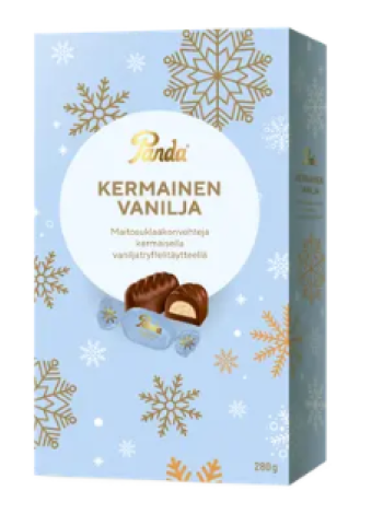 Конфеты из молочного шоколада с трюфелем Panda kermainen vanilja 280 г 