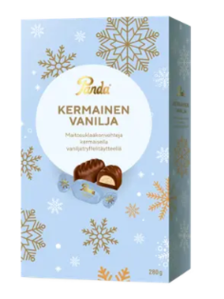 Конфеты из молочного шоколада с трюфелем Panda kermainen vanilja 280 г 