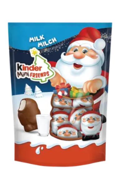 Фигурки из молочного шоколада  с молочной начинкой Kinder Mini Friends 122г / 20 шт