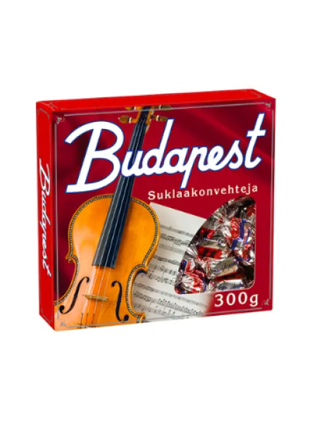 Шоколадные конфеты Budapest suklaakonvehti 300г