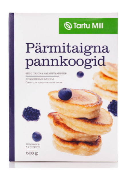 Мучная смесь для приготовления теста TARTU MILL Pärmitaigna pannkoogijahu 508 г