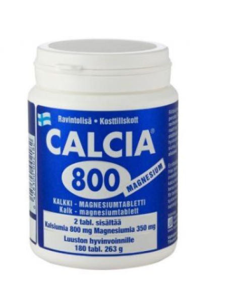 Витамины кальций + магний Calcia 800 magnesium 180 таб 