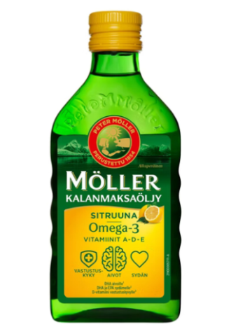 Рыбий жир Möller Omega -3 250 мл лимон
