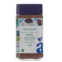 Растворимый органический кофе Änglamark Decaf 100г без кофеина