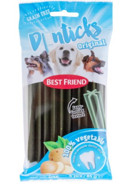 Жевательные палочки для собак Best Friend Denticks Viljaton Purutikku 5шт 85г