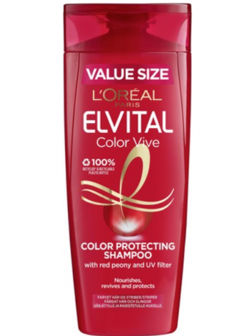 Шампунь для окрашенных и мелированных волос L'oréal Paris Elvital Color-Vive 400мл